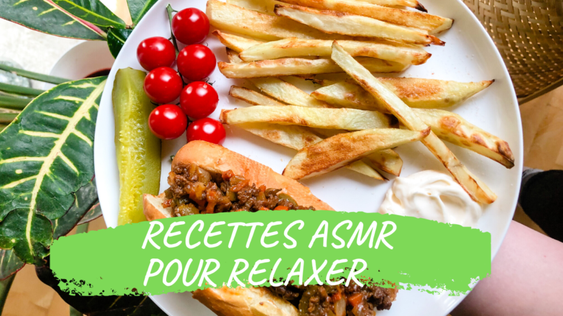 recettes asmr pour relaxer