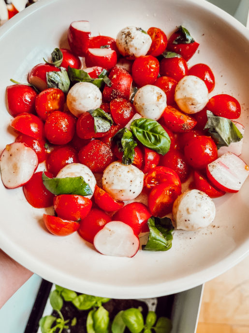recette de salade Caprese