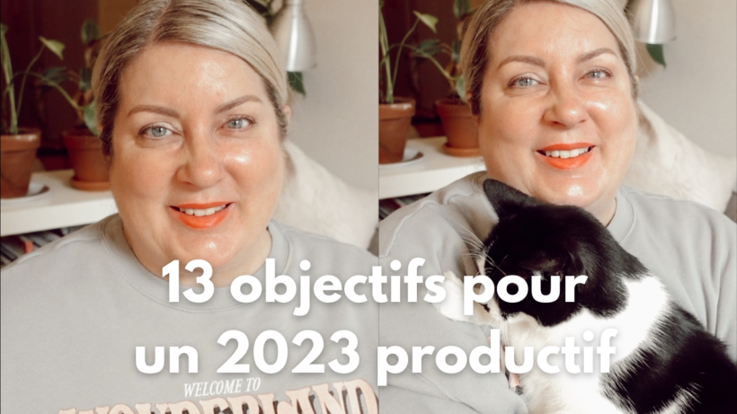 13 objectifs pour réaliser mes projets en 2023