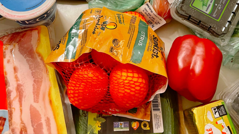 planification de repas - Énorme retour de courses