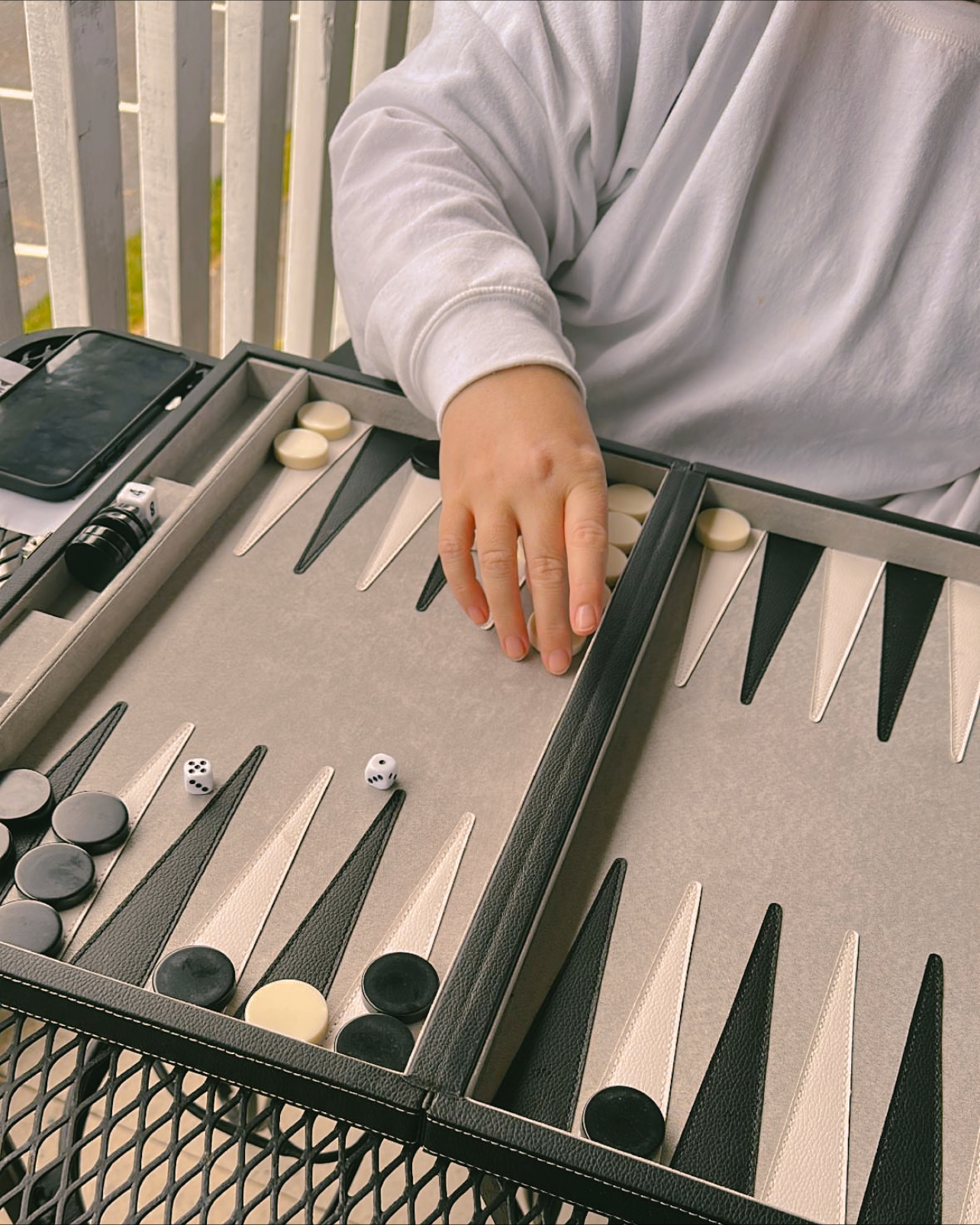Partie de backgammon