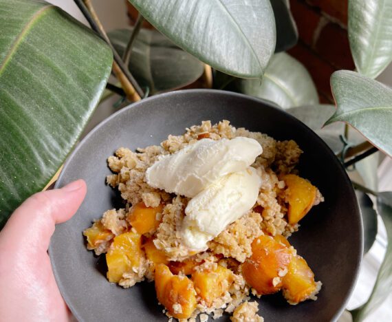 la meilleure croustade aux pêches