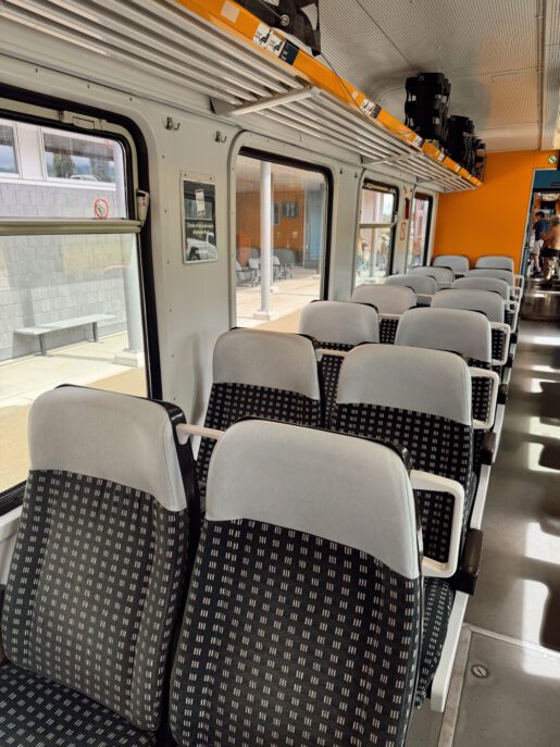 Intérieur du Train de Charlevoix