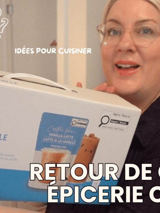 retour de courses chez Costco