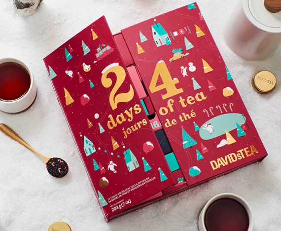 Calendrier de l'Avent David's tea - les meilleurs calendriers de l'Avent québécois