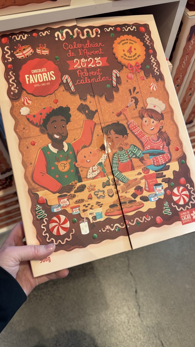 calendrier de l'Avent Chocolat Favoris à partager