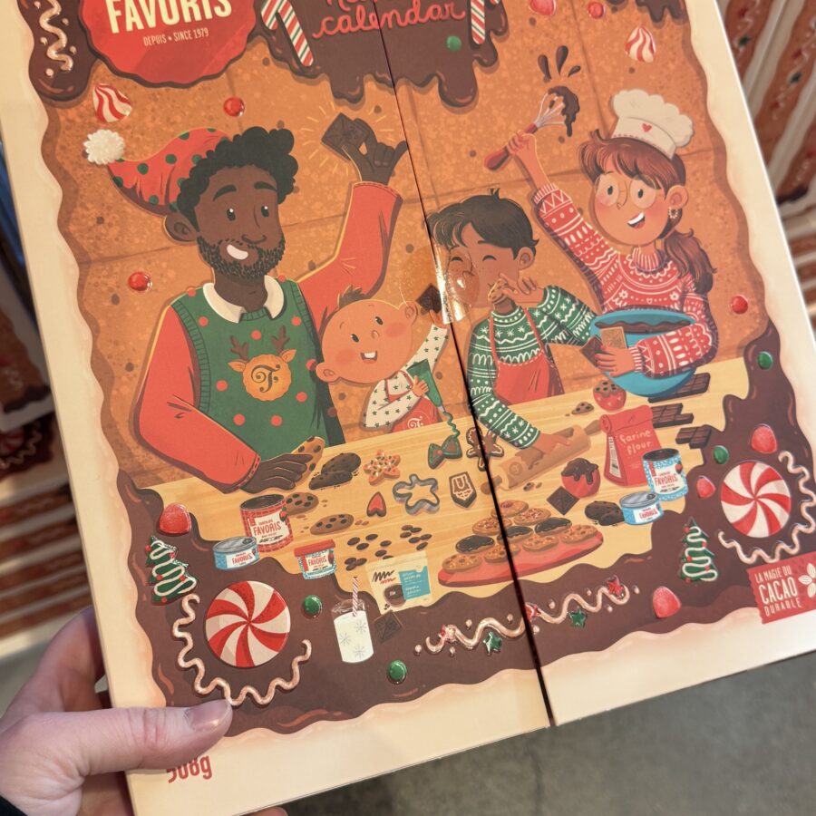 calendrier de l'Avent Chocolat Favoris à partager